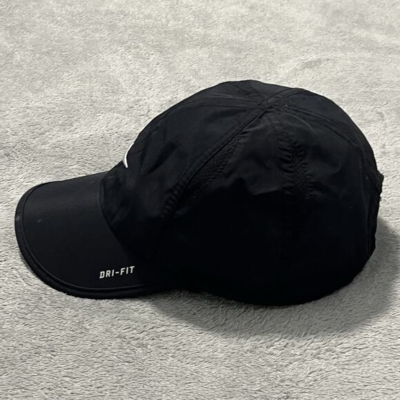 Nike Hat Youth 4-7 Black Dri Fit Embroidered Logo Adjustable Cap - Picture 9 of 13